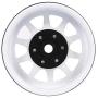 RC Car Parts 2pcs/Set 1.9inch Metal Beadlock Wheel Rims Kit for 1/10 RC Crawler Utility to Use