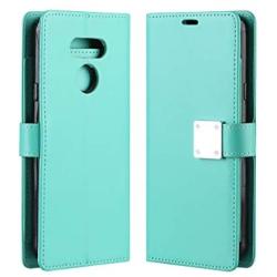 swp for LG Harmony 4 Case, LG Harmony 4 Wallet Case w/Wristlet Magnetic Metal Snap, Folio Flip Leather Cover w/Kickstand [6 Credit Card Slots], Protective Case w/Stylus Pen for K41 (Mint)