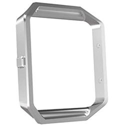 MoKo Frame Compatible with Fitbit Blaze, Stainless Steel Replacement Metal Frame Housing for Fitbit Blaze Smart Watch - Silver