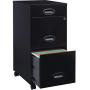 Lorell LLR17427 SOHO Mobile Cabinet, Black