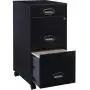 Lorell LLR17427 SOHO Mobile Cabinet, Black