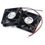 Karcy DC 12V Brushless Cooling Cooler Fan 2.4''x2.4''x0.6'' Heatsink Cooler Radiator for DIY 3D Printer Set of 2