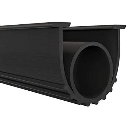 Garage Door Seals Bottom Rubber Weather Stripping Kit Seal Strip Replacement,Universal Weatherproof Threshold Buffering Sealing Rubber 5/16'' T Ends, 3 3/4'' Width (10 Ft, Black) Garage Door Seals Bottom Rubber Weather Stripping Kit Seal Strip Replacement,Universal Weatherproof Threshold Buffering Sealing Rubber 5/16'' T Ends, 3 3/4'' Width (10 Ft, Black)