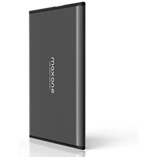 Maxone 500GB Ultra Slim Portable External Hard Drive HDD USB 3.0 for PC, Mac, Laptop, PS4, Xbox one - Charcoal Grey Maxone 500GB Ultra Slim Portable External Hard Drive HDD USB 3.0 for PC, Mac, Laptop, PS4, Xbox one - Charcoal Grey