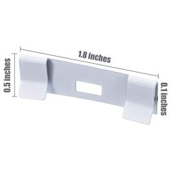 Vertical Blind Repair Vane Savers Blind Repair Clip Vertical Blind Repair Tabs, Window Blinds Replacement, White (50)