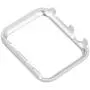 Leotop Compatible with Apple Watch Case 38mm, Metal Bumper Protective Cover Frame Accessories Women Girl Bling Shiny Crystal Rhinestone Diamond Compatible iWatch Series 3/2/1(Diamond Silver, 38mm)