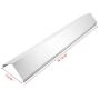 Uniflasy Gas Grill Burner Tube Pipe, Heat Shield Plate Tent/Burner Cover, Crossover/Carry Over Channel Replacement Parts Kit for Brinkmann 810-1750-S, 810-1751-S, 810-3551-0 Gas Grills