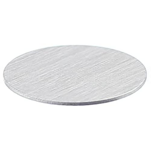 CleverDelights 3/4'' Round Stamping Blanks - 100 Pack - 22 Gauge (.025'') Aluminum - Circle Discs Tags
