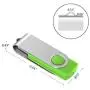 Enfain 256MB USB Flash Drive, 10 Pack, Green Enfain 256MB USB Flash Drive, 10 Pack, Green