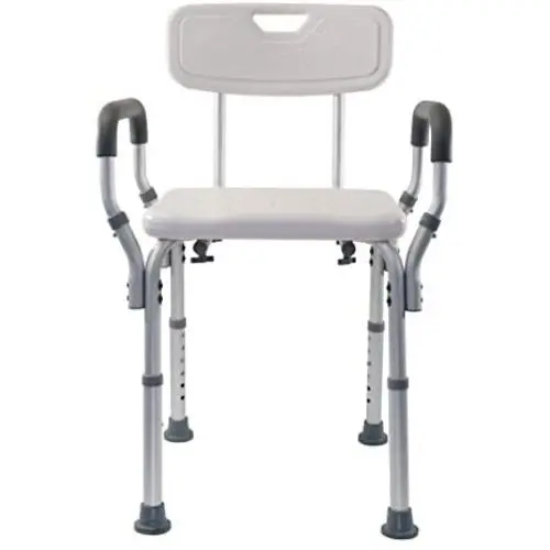 Essential Medical Supply Shower and Bath Bench with Arms and Back
