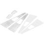RC Crawler Grille, Metal Anti-Skid Plate Intake Grille RC Upgrade Part for Traxxas TRX-4 1:10 RC Car Crawler