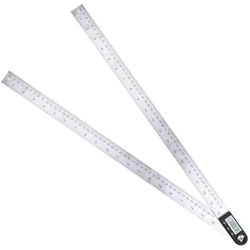 Yangoutool Digital Angle Ruler,Stainless Steel Digital Angle Finder and Digital Protractor(20 Inch/500 Mm)