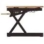 Rocelco 32'' Height Adjustable Standing Desk Converter with Anti Fatigue Mat Bundle - Sit Stand Computer Workstation Riser - Dual Monitor Retractable Keyboard Tray - Teak Wood Grain (R EADRT-MAFM) Rocelco 32'' Height Adjustable Standing Desk Converter with Anti Fatigue Mat Bundle - Sit Stand Computer Workstation Riser - Dual Monitor Retractable Keyboard Tray - Teak Wood Grain (R EADRT-MAFM)