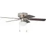 Prominence Home 80029-01 Alvina Led Globe Light Hugger/Low Profile Ceiling Fan, 42 inches, Satin Nickel