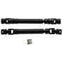Binchil 2PCS Metal Splined Drive Shaft 107-159mm for 1/10 RC Crawler 313mm Wheelbase Axial SCX10 SCX10 II Parts Accessories
