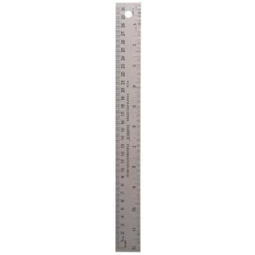 Ruler, Stainless Steel, 12 inches
