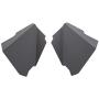 JMTAAT Solid Aluminum Front Inner Fender Liners for 2007-2017 Jeep Wrangler JK 4WD