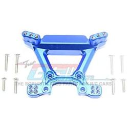 GPM Traxxas Rustler 4X4 VXL (67076-4) Upgrade Parts Aluminum Front Shock Tower - 1Pc Set Blue