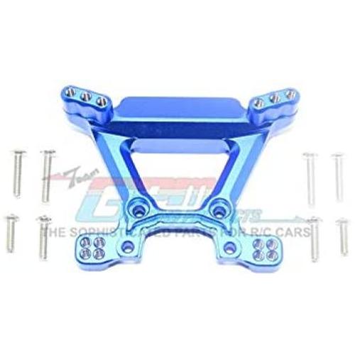 GPM Traxxas Rustler 4X4 VXL (67076-4) Upgrade Parts Aluminum Front Shock Tower - 1Pc Set Blue