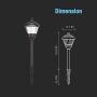 GOODSMANN Landscape Lighting Low Voltage Pathway Lights LED 1.5 Watt Floodlight Outdoor Lights with Metal Spike and Connector 100 Lumens for Garden Patio Yard 9920-G115-01