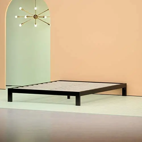 Zinus Arnav Modern Studio 10 Inch Platform 2000 Metal Bed Frame / Mattress Foundation / No Box Spring Needed / Wooden Slat Support / Good Design Award Winner, King Zinus Arnav Modern Studio 10 Inch Platform 2000 Metal Bed Frame / Mattress Foundation / No Box Spring Needed / Wooden Slat Support / Good Design Award Winner, King
