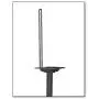 Atlantic Adjustable Height Speaker Stands Black - Set of 2 Holds Satellite Speakers, Adjustable Stand Height from 27 to 48 inch, Heavy Duty Powder Coated Aluminum with Wire Management PN77305018 Atlantic Adjustable Height Speaker Stands Black - Set of 2 Holds Satellite Speakers, Adjustable Stand Height from 27 to 48 inch, Heavy Duty Powder Coated Aluminum with Wire Management PN77305018