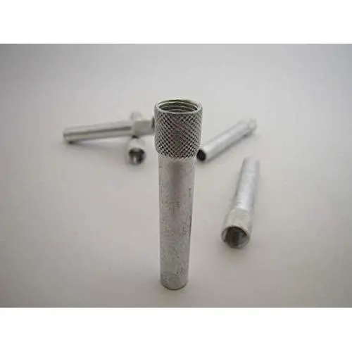 (5 Pack) Standard Metal Threaded Downstems - 2 1/2'' for use with Deacon Smith Nickel and Brass Bowls (5 Pack) Standard Metal Threaded Downstems - 2 1/2'' for use with Deacon Smith Nickel and Brass Bowls