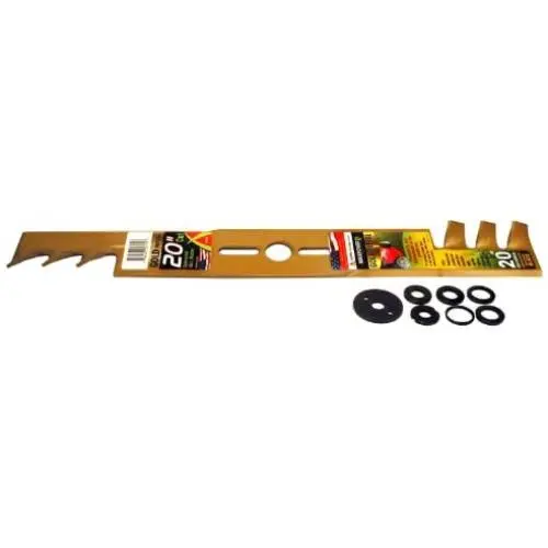 Maxpower 331980B 20-Inch Universal Gold Metal Mulching Blade,yellow Maxpower 331980B 20-Inch Universal Gold Metal Mulching Blade,yellow
