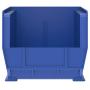 Akro-Mils 30240 AkroBins Plastic Storage Bin Hanging Stacking Containers, (15-Inch x 8-Inch x 7-Inch), Blue, (12-Pack) (30240BLUE)