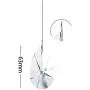 GO&SO Chandelier Crystals Prisms, Clear Teardrop Crystal Chandelier Pendants Parts Beads, DIY Crystals,Christmas Tree Decorations 2 Pcs GO&SO Chandelier Crystals Prisms, Clear Teardrop Crystal Chandelier Pendants Parts Beads, DIY Crystals,Christmas Tree Decorations 2 Pcs