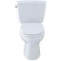 TOTO CST744SL#01 Drake 2-Piece Ada Toilet with Elongated Bowl, Cotton White