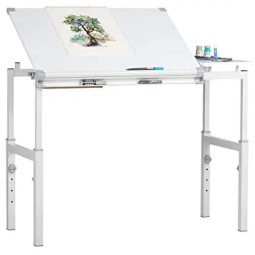 STUDIO DESIGNS Graphix II Workstation - 24in x 36in White/Gray STUDIO DESIGNS Graphix II Workstation - 24in x 36in White/Gray