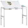 STUDIO DESIGNS Graphix II Workstation - 24in x 36in White/Gray