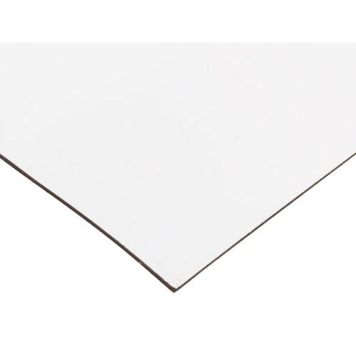 Master Magnetics - B005HY9KDM Magnet Sheet, Magnetic Paper, 12'' Wide, 24'' Long, White Vinyl Back, 08505