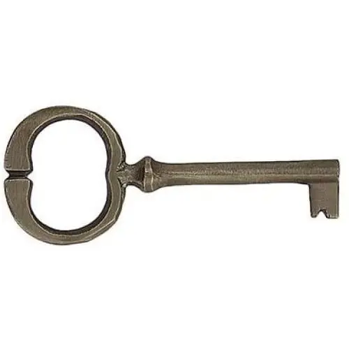 Skeleton Key, Antique Finish Classic Brass Metal, Mortise Locks and Rim Architectural Barrel Lock Keys, Grandfather Clock, Dresser Drawer Door Lock Keys (Shank 1 7/8 Inch, Bit 1/4 X 3/8) S5593 Skeleton Key, Antique Finish Classic Brass Metal, Mortise Locks and Rim Architectural Barrel Lock Keys, Grandfather Clock, Dresser Drawer Door Lock Keys (Shank 1 7/8 Inch, Bit 1/4 X 3/8) S5593