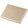 RFID Credit Card Holder for Women and Men, Stainless Steel Credit Card Wallet for Holding Debit Card and ID Card (Gold)
