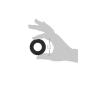 Climax Part RC-075-4H @ 90 Mild Steel, Black Oxide Plating Rigid Coupling, 3/4 inch bore, 1 1/2 inch OD, 2 inch Length, 5/16-18 x 3/8 Set Screw