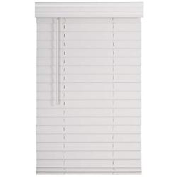 LOTUS & WINDOWARE 2'' Faux Wood Blind, 47'' x 72'', White