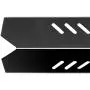 BBQ funland Replacement Part for Uniflame GBC1059WB, Backyard BY13-101-001-13, DynaGlo, Better Home&Garden Grill, 15 inch Porcelain Steel Heat Plate Shield Tent Flame Tamer Burner Cover, 5-Pack
