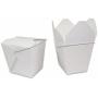 Green Direct Chinese Take Out Food Boxes with Metal Wire Handle White Pack of 50 Containers, (16 oz. 1 Pint)
