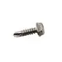 Stainless #10 X 3/4'' Tek Screw (100 pcs)) Hex Washer Head Self Drilling Sheet Metal Tek Screws with Drill Point, 410 Stainless Steel, Self Driller, 100 Pieces Stainless #10 X 3/4'' Tek Screw (100 pcs)) Hex Washer Head Self Drilling Sheet Metal Tek Screws with Drill Point, 410 Stainless Steel, Self Driller, 100 Pieces