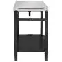 Royal Gourmet Double-Shelf Movable Dining Cart Table,Commercial Multifunctional Stainless Steel Flattop Worktable PC3401S Royal Gourmet Double-Shelf Movable Dining Cart Table,Commercial Multifunctional Stainless Steel Flattop Worktable PC3401S