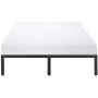 Olee Sleep 14 Inch Heavy Duty Steel Slat/ Anti-slip Support/ Easy Assembly/ Mattress Foundation/ Bed Frame/ Noise Free/ No Box Spring Needed, Queen