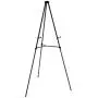 Lightweight Aluminum Telescoping Display Easel, 70 Inches, Black