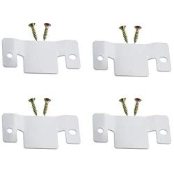 E-outstanding Sofa Interlock 4PCS Universal Metal Sectional Sofa Interlocking Furniture Connector Bracket with 8PCS Screws