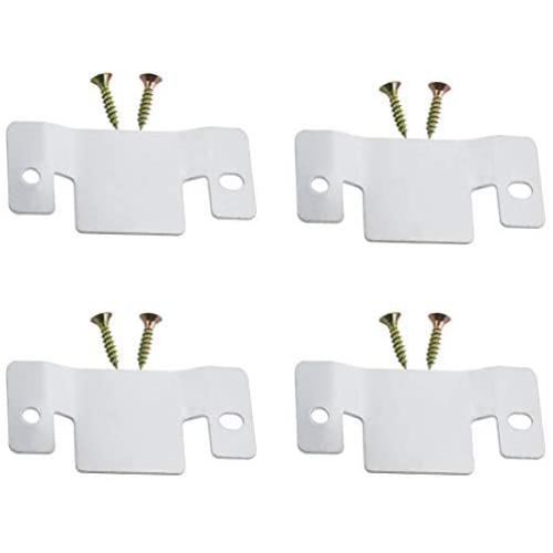 E-outstanding Sofa Interlock 4PCS Universal Metal Sectional Sofa Interlocking Furniture Connector Bracket with 8PCS Screws