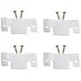 E-outstanding Sofa Interlock 4PCS Universal Metal Sectional Sofa Interlocking Furniture Connector Bracket with 8PCS Screws E-outstanding Sofa Interlock 4PCS Universal Metal Sectional Sofa Interlocking Furniture Connector Bracket with 8PCS Screws