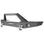 Hooke Road Cherokee XJ Metal Front Bumper and Rear Bumper Combo Compatible with Jeep Cherokee XJ 1984-2001