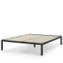 Zinus Mia Modern Studio 14 Inch Platform 1500 Metal Bed Frame / Mattress Foundation / No Box Spring Needed / Wooden Slat Support / Good Design Award Winner / Black, Queen
