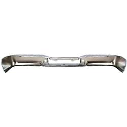 MBI AUTO - Chrome, Steel Rear Step Bumper Face Bar for 2004 2005 2006 Ford F150 Pickup 04 05 06, FO1102349